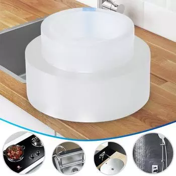 Защита от плесени, 1 шт., высококачественная полоска для щелей, водонепроницаемая прозрачная лента для раковины, кухонные популярные самоклеящиеся аксессуары для ванной и туалета 0.5mm*20mm*3m