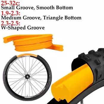 Защита от проколов велосипеда Вставка для велосипедных шин для предотвращения травм Внутренняя камера Накладка для велосипедных шин Защитные детали для велосипедов Аксессуары