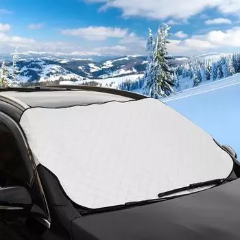 Защита от солнца автомобиля, теплоизоляция, солнцезащитный козырек, лобовое стекло, защита от солнца, солнцезащитный козырек, всесезонный универсальный пылезащитный козырек, снегозащитный козырек 182cmX100cm