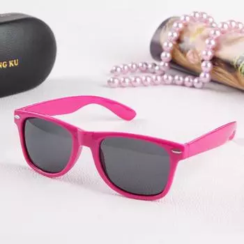 Защита от ультрафиолета 400, ретро-модные классические очки, оправа, солнцезащитные очки для малышей, детей, для улицы, квадратные очки, для малышей, высокое качество, уникальный зелёный