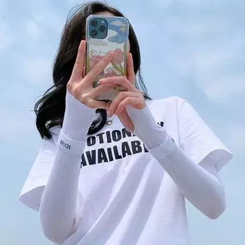 Защита от ультрафиолета, рукава для льда, для мужчин и женщин, летние, защита от солнца, нарукавники для езды на велосипеде, перчатки для вождения, впитывающие пот чёрный