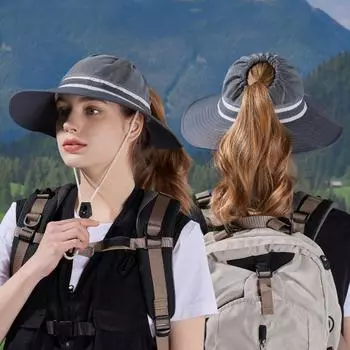 Защита от ультрафиолета рыболовная шляпа сетчатая уличная шляпа от солнца дышащая складная панама для отдыха на природе бежевый