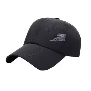 Защита от ультрафиолета, солнцезащитный крем, шляпа от солнца, быстросохнущая спортивная кепка, дышащая мужская бейсболка для кемпинга темно серый