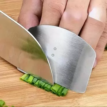 Защита пальцев, защита пальцев из нержавеющей стали, металлическая защита пальцев для нарезки, многоразовая кухонная защита пальцев серебряный