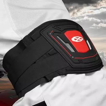 Защита поясницы мотоцикла Пояс для езды на мотоцикле Пояс для защиты почек мотоцикла Экипировка для мотоцикла Защита поясницы Поддержка спины Снаряжение для езды серый