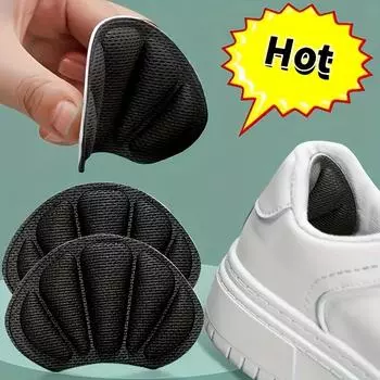 Защита пятки Противоизносные накладки Защитные вставки для обуви Мужские и женские повседневные сандалии Спортивная обувь Прочный удобный крой 1 pairs чёрный