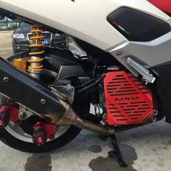 Защита радиатора мотоцикла, решетка, крышка для YAMAHA N-MAX NMAX N MAX 155 N-MAX155 NMAX155 2015 2016 2017 чёрный