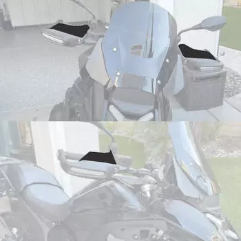 Защита рук для мотоцикла, легкая установка, ручной дефлектор ветра серый