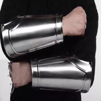 Защита рук Пара наручей Steel Arm Guard Средневековые доспехи Lerp Crusader