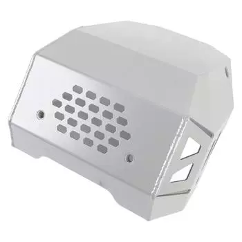 Защита шасси двигателя мотоцикла Сплав алюминия Легкий Высокопрочный Надежная защита серебряный