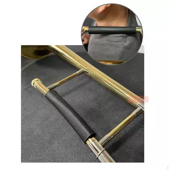 Защита шеи для тромбона, удобная, легкая, прочная, из суперволокна straight Trombone