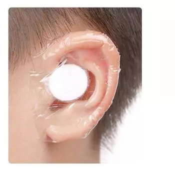 20 шт. защита ушей для детского душа артефакт плавание водонепроницаемый ушной вкладыш шампунь артефакт защита ушей водонепроницаемые наушники белый