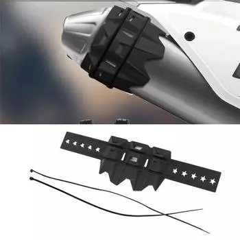 Защита выхлопных газов мотоцикла, глушитель выхлопных газов, защита для мотокросса, мотоцикла, круглой выхлопной системы оранжевый