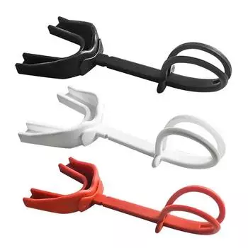 Защита зубов Защитник для зубов Амортизирующий спортивный мундштук Футбол Баскетбол чёрный