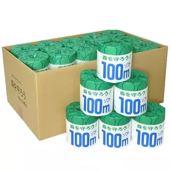 защитить одинарный туалет индивидуально 30 коммерческих двойных проданных в Maki Paper Давайте лес! бумага, обернутая, 100м, штук, использование, без запаха, зелёный