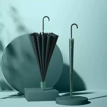 Защитите себя от дождя с помощью этого модного зонта с прямой ручкой для обоих полов