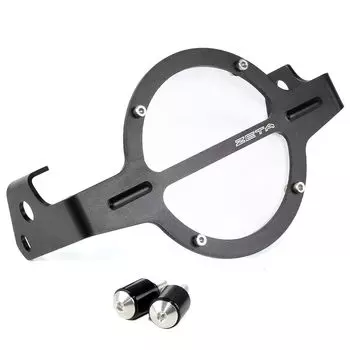 Защитная фара ZETA RACING CC110 из алюминиевой рамы, поликарбонатный протектор, болт из нержавеющей стали, ступенька, защита от веток, предотвращение поломки линзы