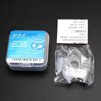 Защитная капа для зубов от скрежетания зубами 2 шт./кор., резиновая защитная капа для полости рта на ночь, защита для скрежетания зубами прозрачный