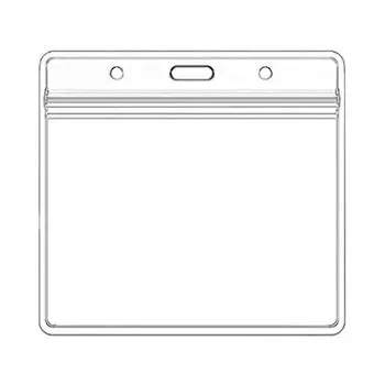 Защитная карта для вакцинации CDC 4x3 дюйма, держатель удостоверения личности, именные бирки, держатель для бейджа, защита для карты с прозрачным окном