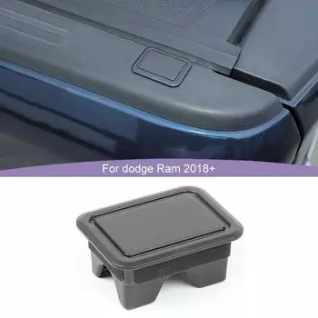 Защитная крышка багажника для багажника, защитная наклейка для Dodge RAM 2018-2023, автомобильные аксессуары из АБС-пластика чёрный