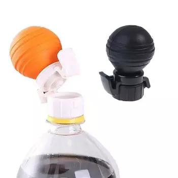 Защитная крышка для бутылки с газированной водой с защелкивающимся уплотнением, крышка с воздушным насосом для газированных напитков, верхняя крышка для бутылки розовый