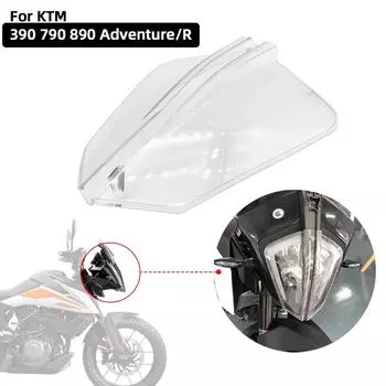 Защитная крышка для фар мотоцикла 390 790 890 ADVENTURE, защитный чехол для KTM 390ADV 790ADV ADV SR 2019 2020 2021 Transparent прозрачный