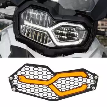 Защитная крышка для фар мотоцикла, защитная крышка для фар, акриловая замена гриля для BMW