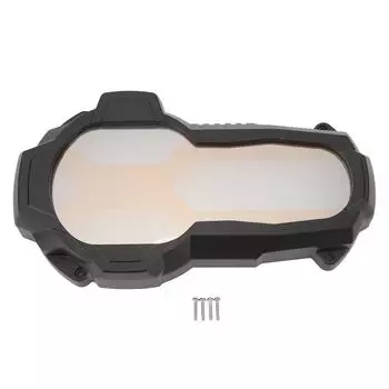 Защитная крышка для фары мотоцикла ABS акриловая ударопрочная оранжевая передняя защитная фара для