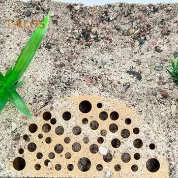 Защитная крышка для маленьких креветок. Маленькие отверстия. Избегайте хищников. Предотвращайте поедание. Пещерный аквариум. Туннель. Защитник для разведения креветок. Защитник среды обитания креветок. белый