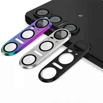 Защитная крышка для объектива камеры Sony Xperia 1 VI, задняя крышка из закаленного стекла для SONY Xperia1VI 1VI, защитная пленка для объектива Sony Xperia 1 VI серебряный