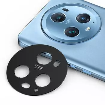 Защитная крышка для объектива задней камеры для Honor Magic5 Pro Lite Ultimate, задняя пленка из алюминиевого сплава, металлическая защитная пленка для объектива камеры Honor Magic5 Pro чёрный