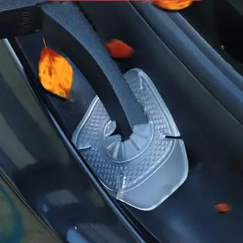 Защитная крышка для отверстия для стеклоочистителя автомобиля, защитная крышка от листьев, защитная накладка для стеклоочистителя 2 шт. чёрный