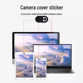 Защитная крышка для устройств Apple: Наклейка на объектив камеры и защитный экран для ноутбука bare чёрный