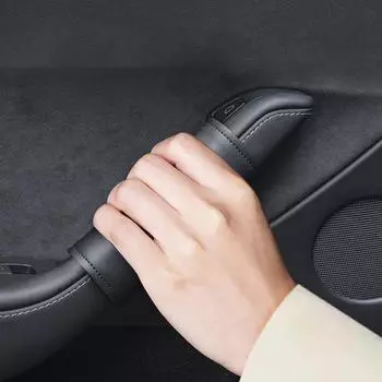 Защитная крышка для внутренней ручки двери автомобиля Tesla Model 3/Y, защита от царапин для внутренней ручки передней задней двери автомобиля чёрный