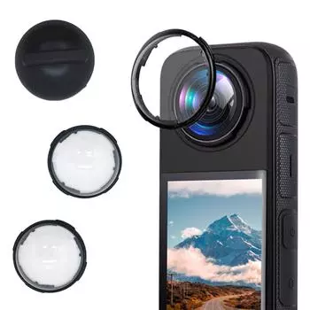 Защитная крышка объектива для камеры 360 X4 Прозрачная защитная крышка объектива для камеры 360 X4 Plastic