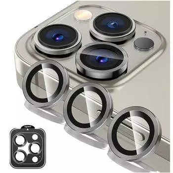 Защитная крышка объектива камеры для iPhone 16 15 Pro Max 14 Plus 13 Mini 12 11 15Pro 14Pro 13Pro Защитная крышка Аксессуары для телефонов iPhone 16 Pro Max чёрный