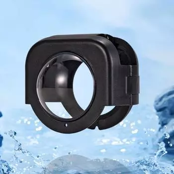 Защитная крышка объектива Yousheng с защитой от царапин, высокая твердость, ударопрочность, простая установка, крышка объектива для экшн-камеры Insta360 X4 чёрный