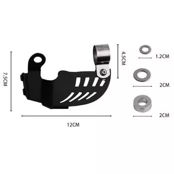 Защитная крышка переключателя боковой подставки Moto Parts для BMW R1200GS LC GSA 2013-2019 R1250GS Adventure 2019- Комплект зажигания SideStand чёрный