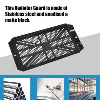 Защитная крышка радиатора водяного бака для мотоцикла Triumph Bobber Black T120 T100 2017+ Аксессуары для модификации мотоцикла чёрный