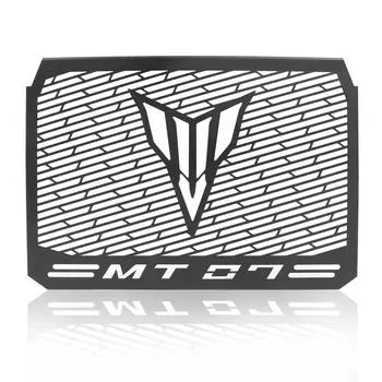 Защитная крышка радиаторной решетки мотоцикла YAMAHA MT07 MT-07 MT 07 FZ-07 FZ07 2017 2018 2019 2020 2025 2025 2025 чёрный