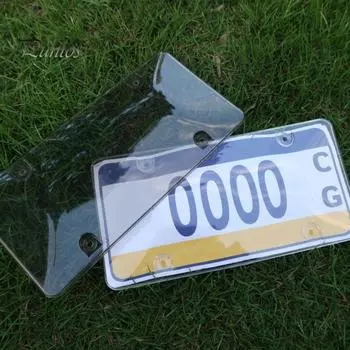 Защитная крышка рамки номерного знака, защитное покрытие от ультрафиолета, универсальная, простая установка, защитная крышка номерного знака автомобиля, грузовика, внедорожника чёрный