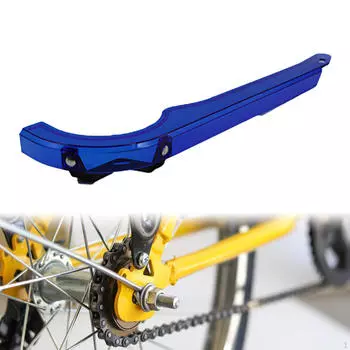 Защитная крышка велосипедной цепи, защита кривошипа, велосипедное снаряжение, портативная защита велосипеда синий