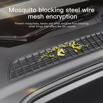 Защитная крышка воздухозаборника YZ для Tesla Model Y 2025 Highland Model 3, защита от насекомых и обрастания, передняя крышка кондиционера