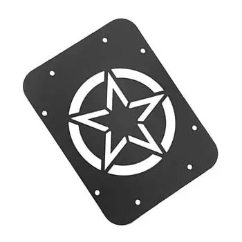 Защитная крышка выпускного отверстия для внедорожной техники Крышка выпускного отверстия Воздухозаборник Крышка выхлопной пластины Пылезащитный чехол для задней двери для бездорожья чёрный