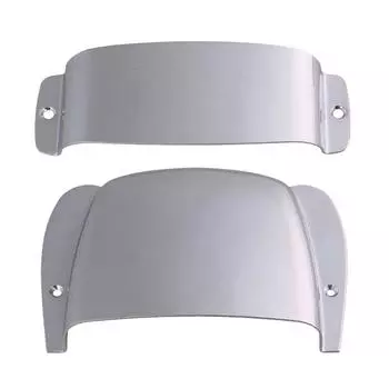 Защитная крышка звукоснимателя PB Bass Bridge, серебристая as described чёрный