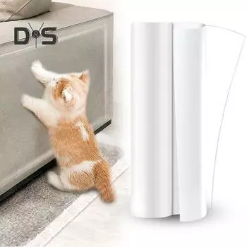 Защитная лента для кошачьего дивана, прозрачная мебельная лента против царапин, для дивана, стола, кровати, односторонняя липкая защита от царапин для кошек, лента для защиты от царапин S