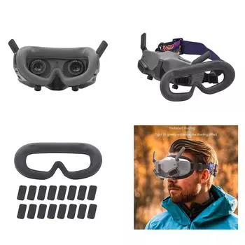 Защитная маска для глаз Avata Goggles 2, мягкий губчатый материал, чехол для лица для комфортной посадки