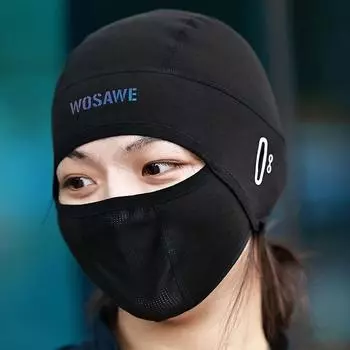 Защитная маска для лица из ледяного шелка для велосипедиста, анти-УФ-защитная велосипедная шапка, спортивная маска для лица, ветрозащитный велосипедный капюшон серый