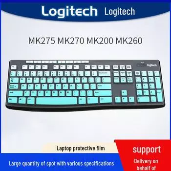 Защитная накладка и коврик для клавиатуры Logitech MK270/MK275/MK200/K270 от пыли null прозрачный