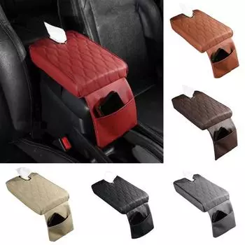 Защитная накладка на центральную консоль, автомобильный подлокотник, коврик для ящика, износостойкий, мягкий, универсальный, легкий серый